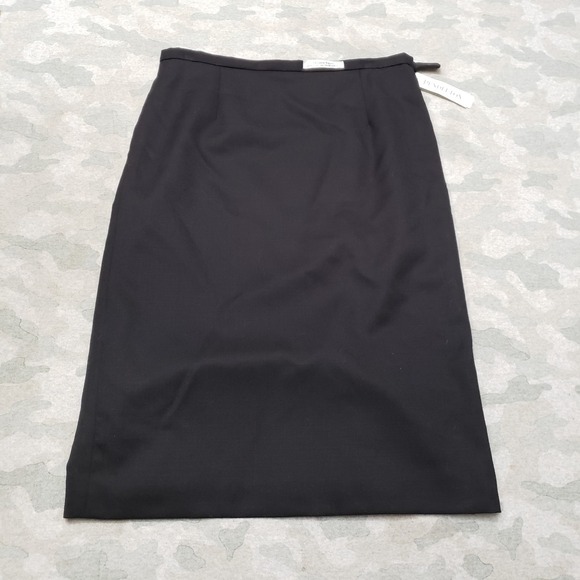 Pendleton Dresses & Skirts - Pendleton Skirt Womens 8 Black Zip NWT Wool Pencil